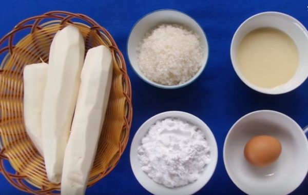 Quy trình làm món bánh sắn nướng Hà Nội đơn giản